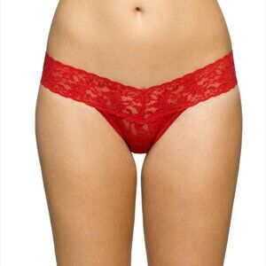 Hanky Panky (set of 7) Supima Cotton Low Rise Thong - Red